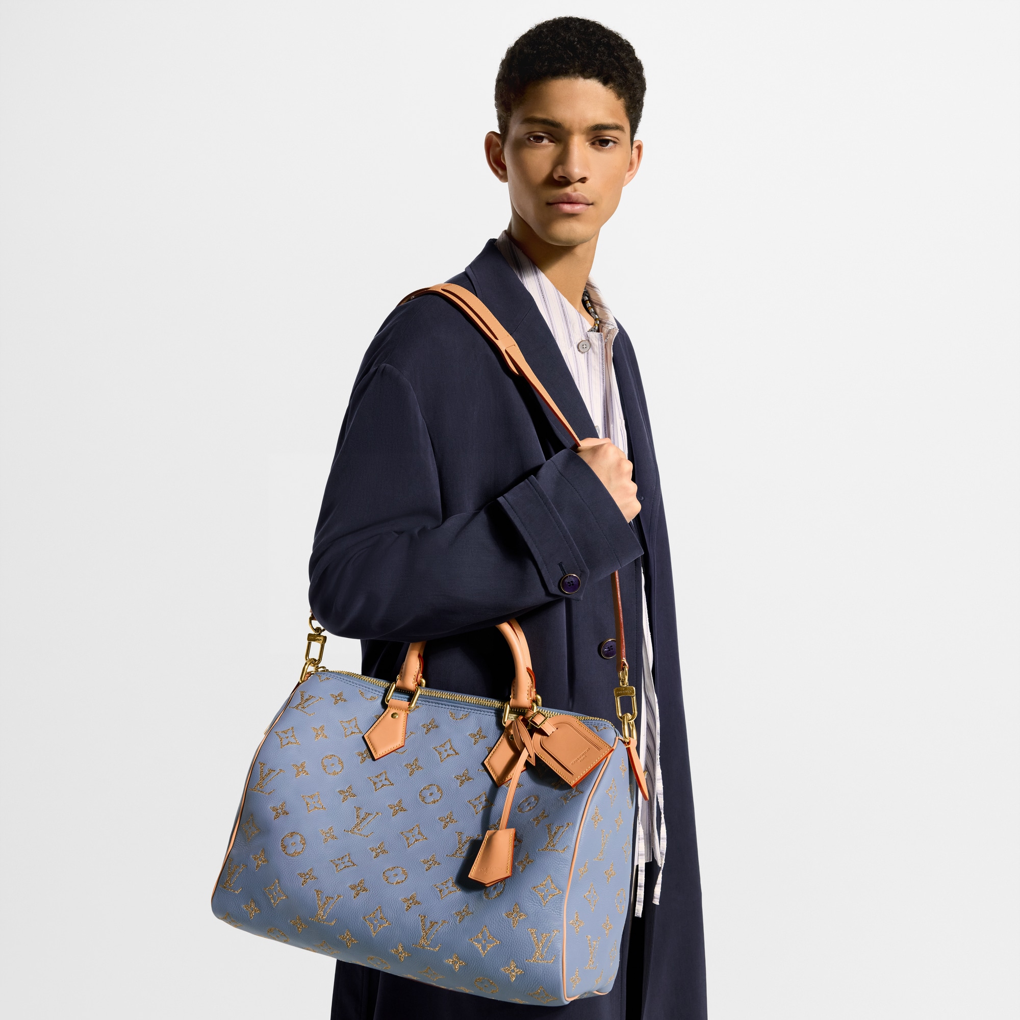 LOUIS VUITTON - ルイヴィトン ベロア ジャケット 40 LOUIS VUITTON 9号 Speedy P9 Bandoulière 40 H40 - Les Extraordinaires - Leather Goods